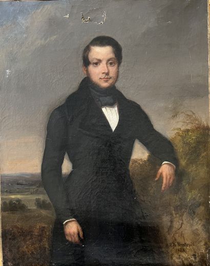 19th century FRENCH SCHOOL - A. P. de NANTEUIL***...