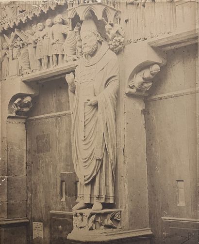 BISSON Brothers. Statues of the cathedral...