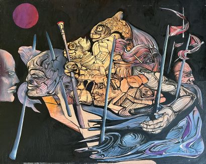 Denis FADIER (born in 1949): UNTITLED, 75....