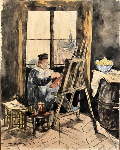 Édouard DUFEU (1836-1900) : ANTOINE VOLLON...