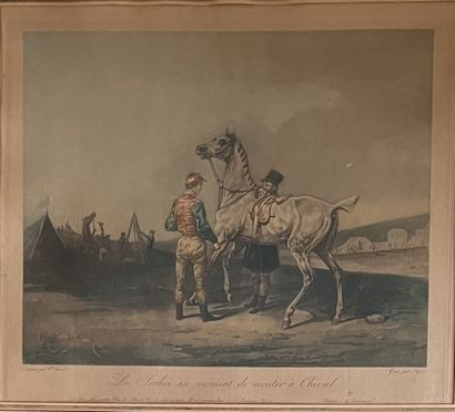 After Carle VERNET, engraved by JAZET. The...