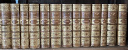 Works of Molière. Suite of 13 volumes in-4....