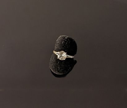 
Two yellow and white gold rings: the first...