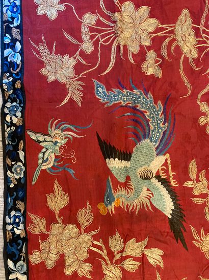CHINE - Vers 1900.
Set of two rectangular...