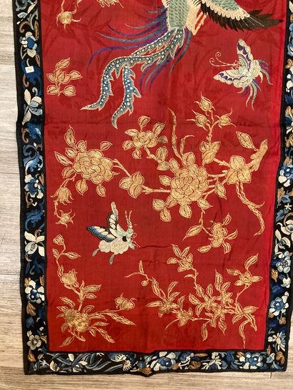 CHINE - Vers 1900.
Set of two rectangular...