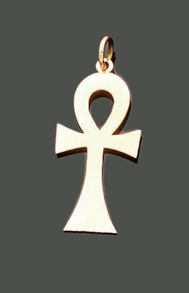 Pendant in yellow gold 18K (750), representing...