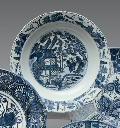 CHINE - Epoque WANLI (1572-1620).
Grand plat...