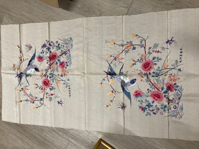 CHINE, Canton - XXe siècle.
Set of thirteen...