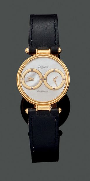 Ladies' watch in 18K (750) yellow gold, the...