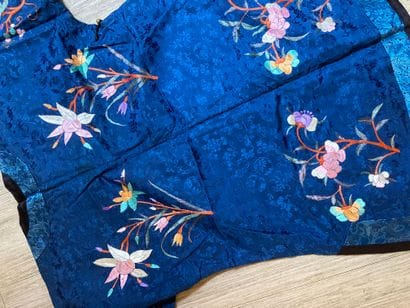 CHINE - Vers 1900.
Set of four women's jackets...