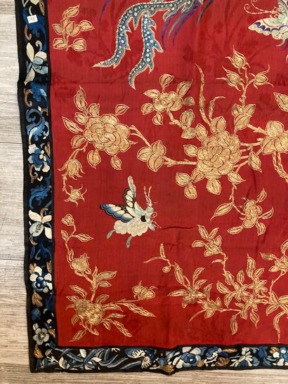CHINE - Vers 1900.
Set of two rectangular...