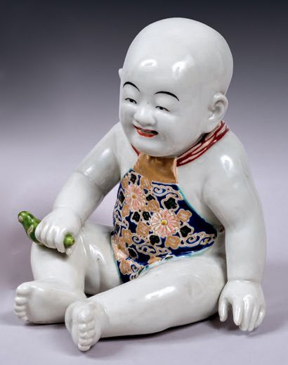 JAPON, Fours de Kutani - XXe siècle.
Enfant...