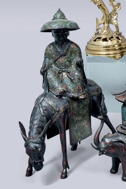 JAPON - Epoque MEIJI (1868-1912).
Statuette...