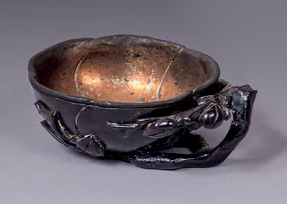 CHINE - XIXe siècle.
Small lacquered wooden...