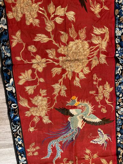CHINE - Vers 1900.
Set of two rectangular...