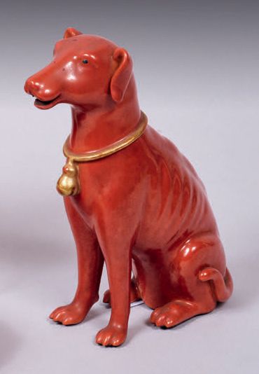 CHINE - XIXe siècle.
Figurine en porcelaine...
