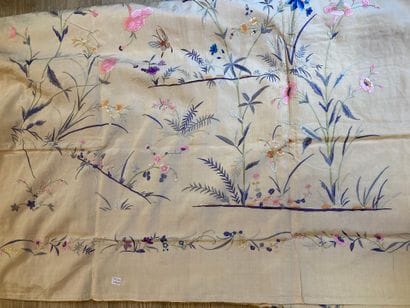 CHINE, Canton - XXe siècle.
Set of four large...