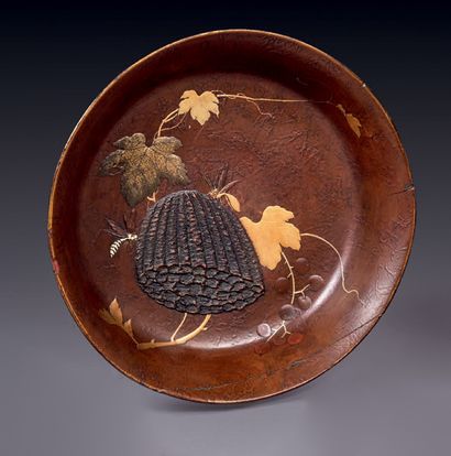 JAPON - Époque MEIJI (1868- 1912).
Brown...