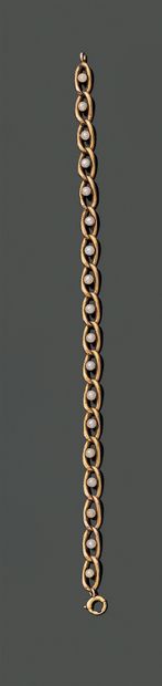 Articulated bracelet in 18K (750) yellow...