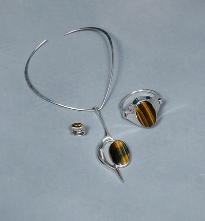 DAVID ANDERSEN, NORWAY
Silver set (925) :...