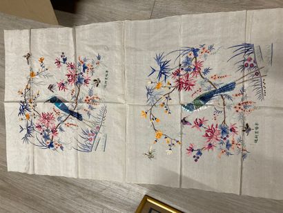 CHINE, Canton - XXe siècle.
Set of thirteen...