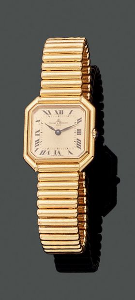Ladies' wristwatch in 18K (750) yellow gold,...