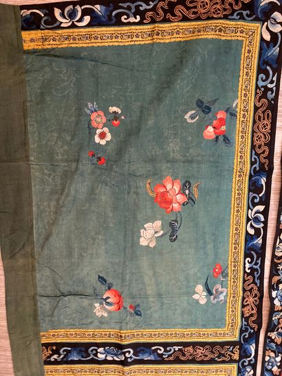 CHINE - Vers 1900.
Set of two rectangular...