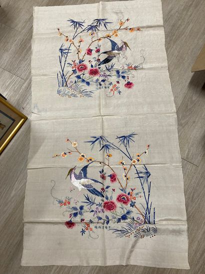 CHINE, Canton - XXe siècle.
Set of thirteen...