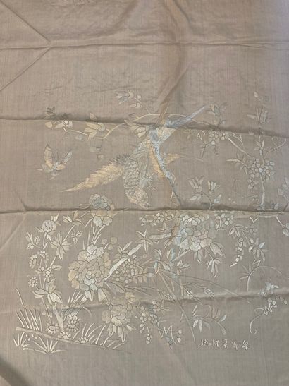 CHINE, Canton - XXe siècle.
Set of ten rectangular...
