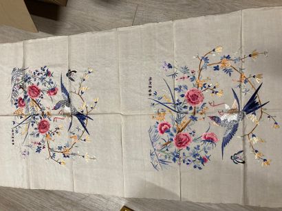CHINE, Canton - XXe siècle.
Set of thirteen...
