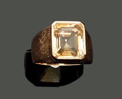 
Ring in 14K (585) yellow gold, set with...