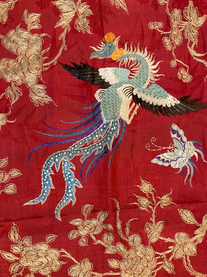 CHINE - Vers 1900.
Set of two rectangular...