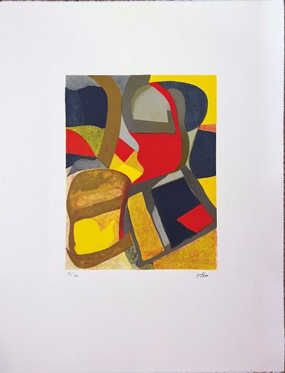 Maurice ESTEVE (1904-2001) :
SANS TITRE (ROUGE,...