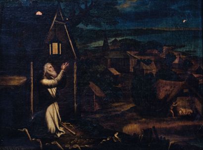Ecole ITALIENNE vers 1630 : 
MANVALOCIUS....