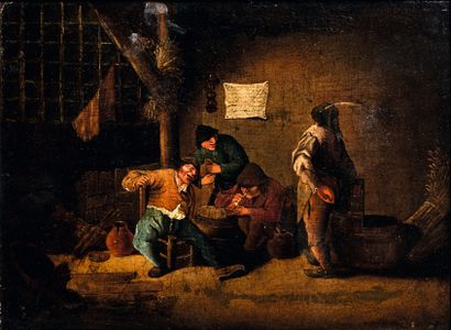 Ecole FLAMANDE du XVIIIe siècle, dans le...