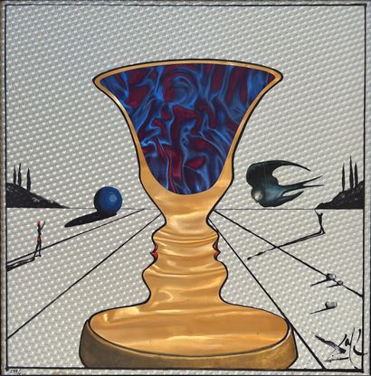 Salvador DALI (1904-1989) : TRISTAN ET ISEULT,...