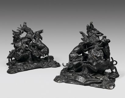 After Pierre-Jules MENE (1810-1879) : - BOAR...