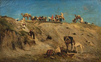 Victor HUGUET (1835-1902) : LA RENCONTRE...