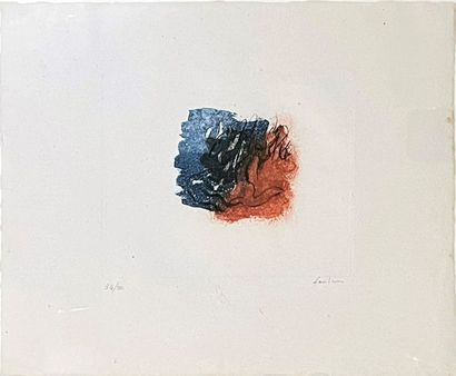 Jean FAUTRIER (1898-1964) :
L'ARBRE, 1944.
Eau-forte....