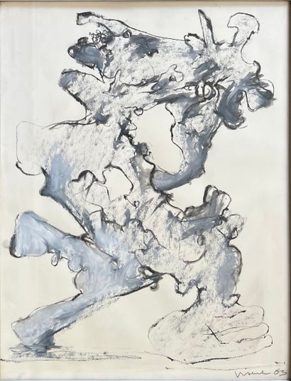 Claude VISEUX (1927-2008) : SANS TITRE, 63....