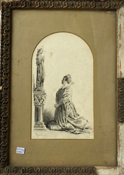 Maurice LELOIR (1853-1940): MADAME DE SAINT-LUC...