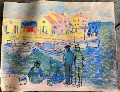 Hubert SANDRINA (XXth century): STUDIES OF...