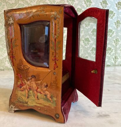 Watch-holder simulating a chair with carrier...