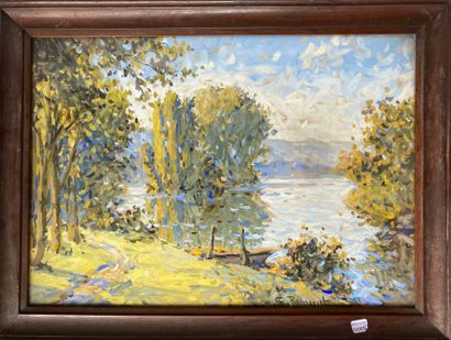 Ernest Victor ROMANET (1876-1956): BARQUE...