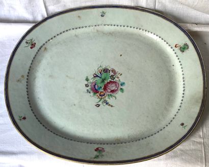 COMPAGNIE DES INDES, 18th century. Large...