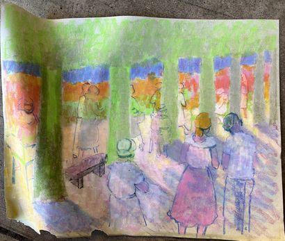 Hubert SANDRINA (XXth century): STUDIES OF...