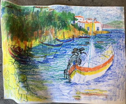 Hubert SANDRINA (XXth century): STUDIES OF...