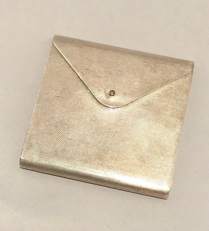 Silver case (800), with guilloche decoration...
