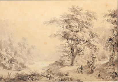 HUBERT*** - School of the XIXth century:...