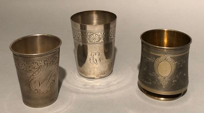 Silver set (925), composed of : a kettle...